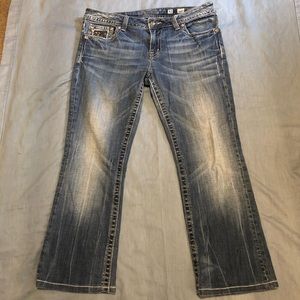 Miss me jeans size 32 inseam 30 great look feel and design